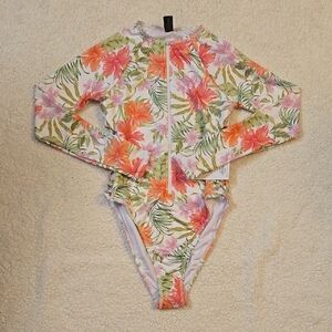 Hurley Foral Side CrissCross Surfsuit.